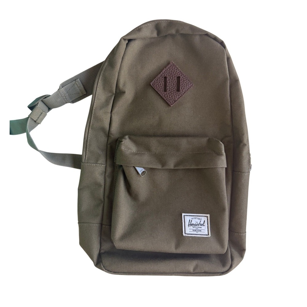 HERSCHEL Ivy Green Red‎ Classic HERITAGE Single Shoulder Strap Backpack Bag